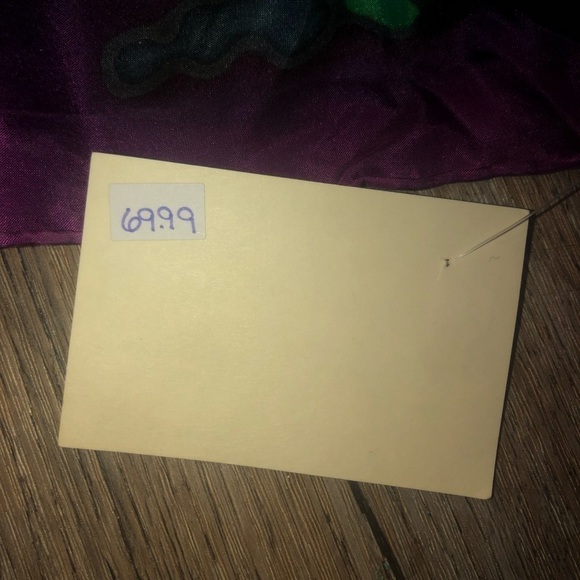 100% Silk Jamaican Dancing Scene Multicolour Hand Painted Scarf 57” x 10.5” Nwt - Picture 8 of 9